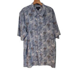 Weekender Luau Edition Hawaiian Shirt Finest Silk Button Up‎ Short Sleeve XL EUC